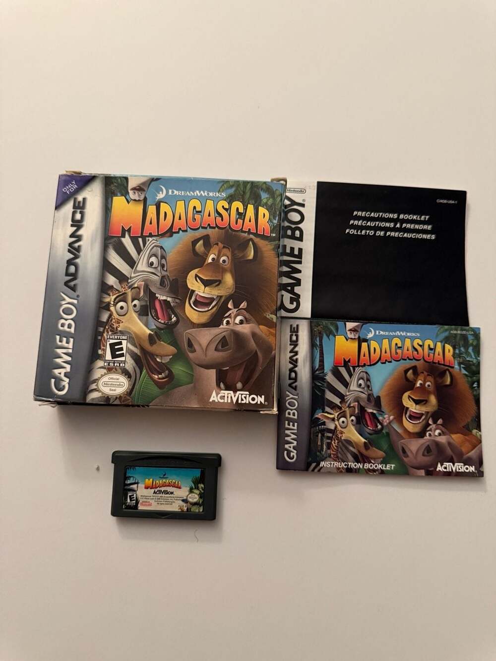 Madagascar Game Boy Advance GBA Complete in Box (CIB)